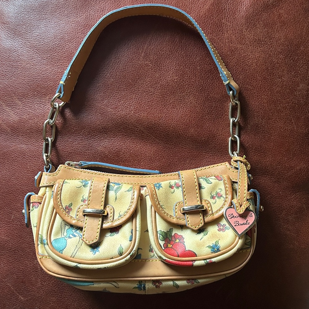 Dooney & Bourke Rainbow Zipper Bag RARE